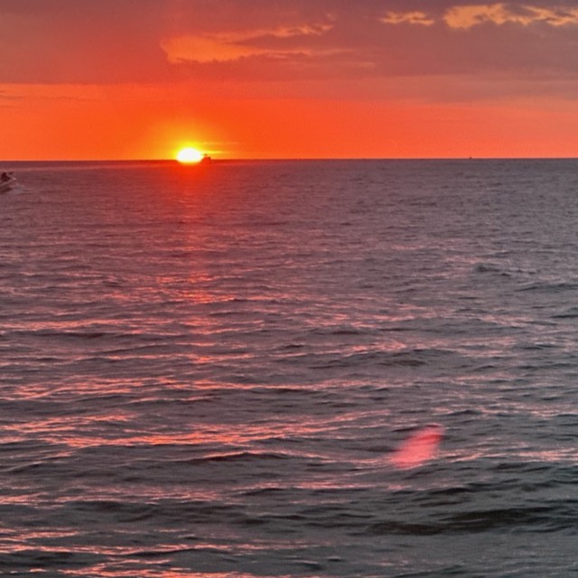 Gulf of Mexico sunset on a Sand Dollar sunset cruise near Marco Island